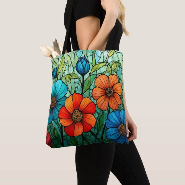 Blume aus festem Glas Tasche (Von Nahem)