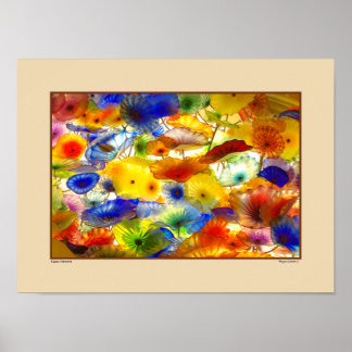 Blume aus Glas - Las Vegas Poster