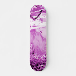 Blume aus Glas Lila Skateboard