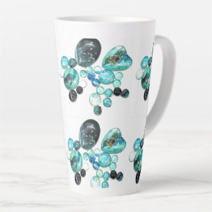 Blume aus Meerglas und Bänder Milchtasse