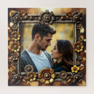 Blume aus Metall Personalisiertes Foto