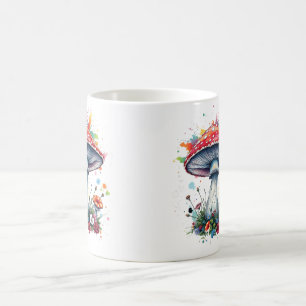 Blume aus Pilzen Kaffeetasse