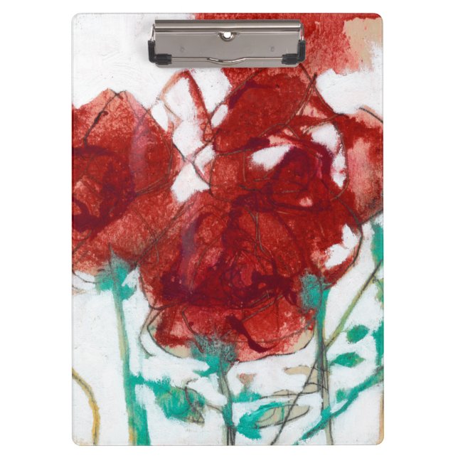 Blume Ausdruck I Klemmbrett (Vorderseite)