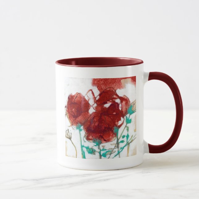 Blume Ausdruck I Tasse (Rechts)