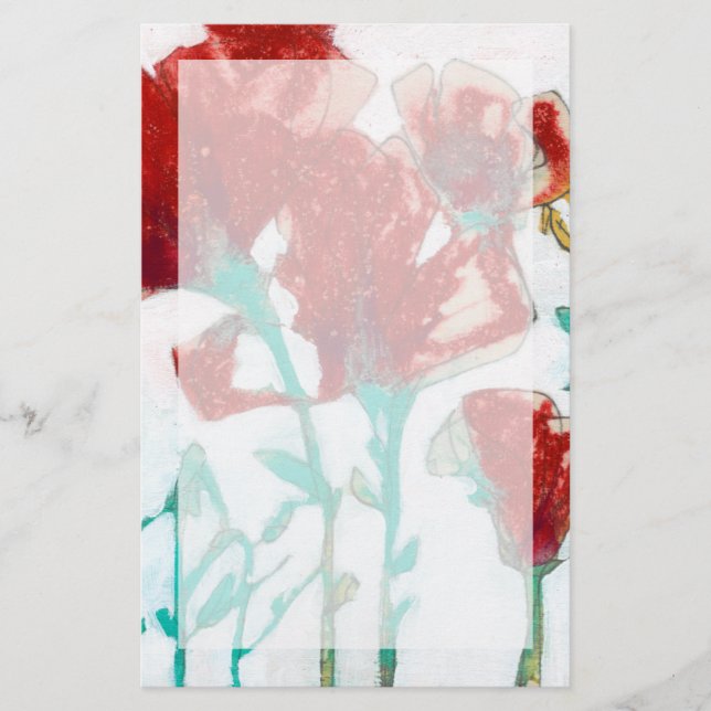 Blume Ausdruck II Briefpapier (Vorderseite)