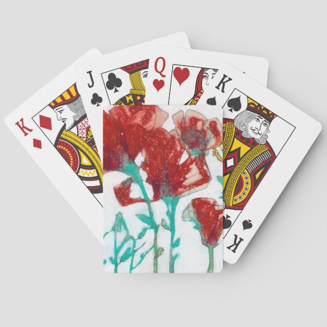 Blume Ausdruck II Spielkarten (Rückseite)