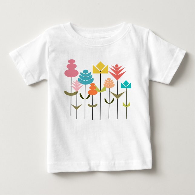 Blume Baby T-shirt (Vorderseite)