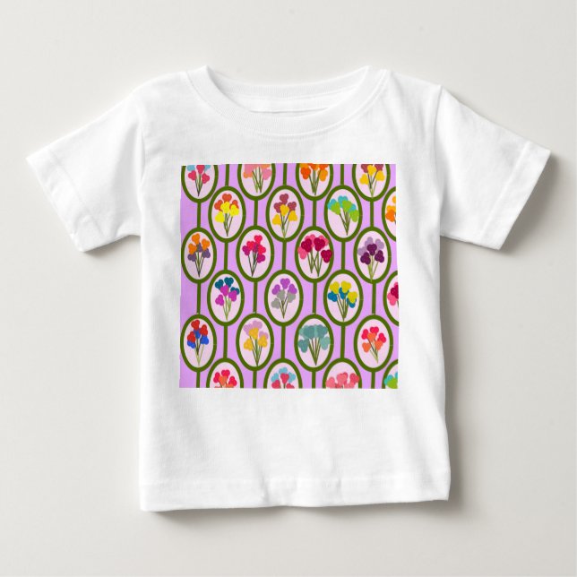 Blume Baby T-shirt (Vorderseite)