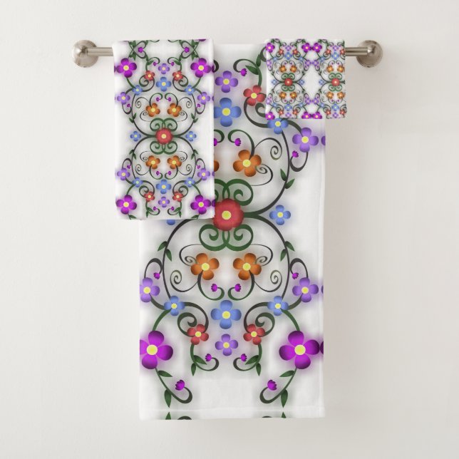 Blume Badehandtuch Set (Insitu)