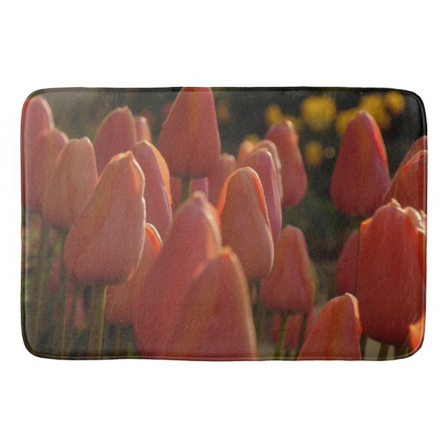 Blume-Bademantel Badematte (Vorderseite)