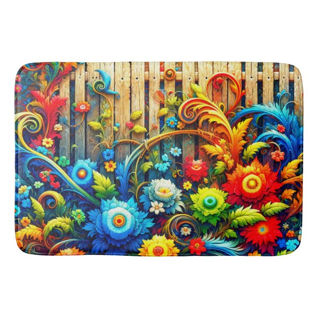 Blume Badematte (Vorderseite)