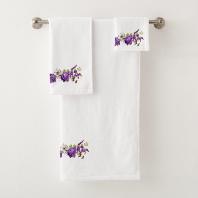 Blume Badhandtuch Set (Insitu)