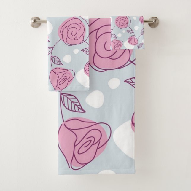 Blume Badhandtuch Set (Insitu)