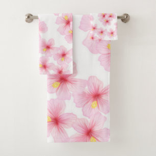 Blume Badhandtuch Set