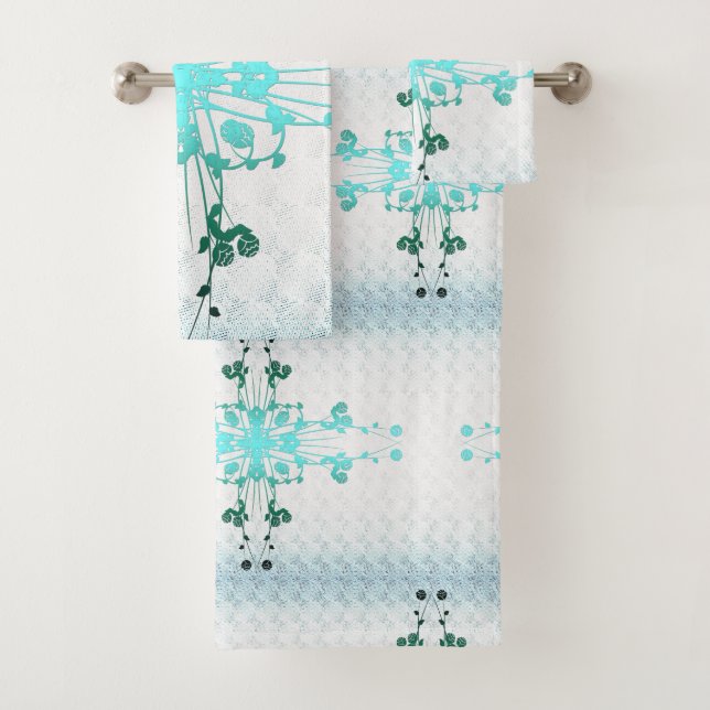 Blume Badhandtuch Set (Insitu)