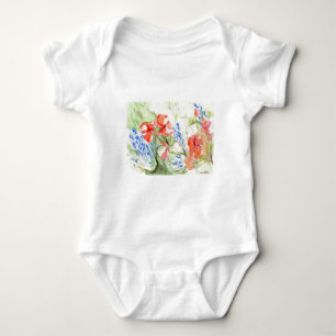 Blume Balsam und Lobelia Baby Strampler