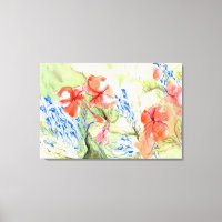 Blume Balsam und Lobelia