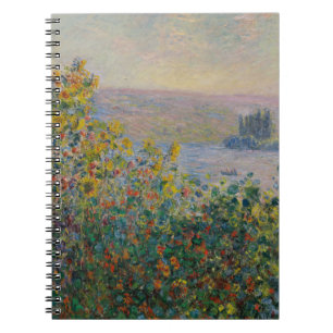 Blume Bedins at Vetheuil von Claude Monet Notizblock