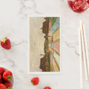 Blume Beds in Holland von Vincent Van Gogh Serviette