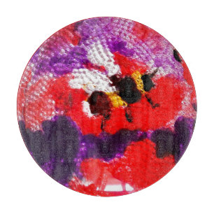 Blume Bee Floral Art Schneidebrett