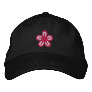 Blume Bestickte Kappe