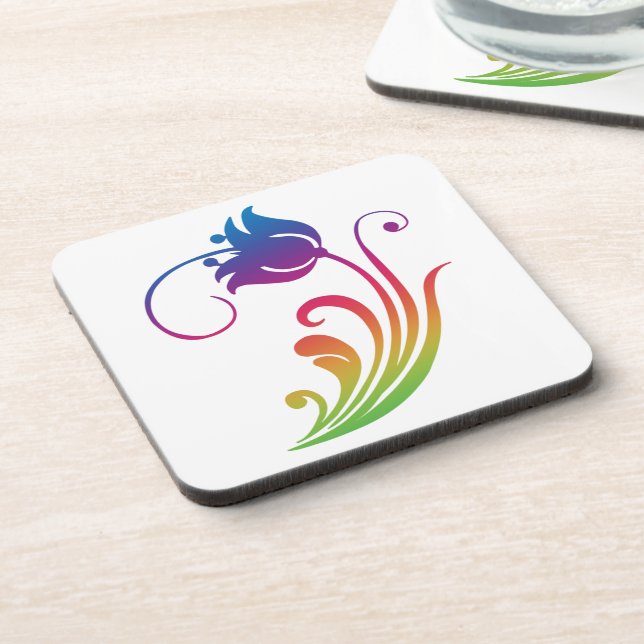 Blume Beverage Coaster Getränkeuntersetzer (Linke Seite)