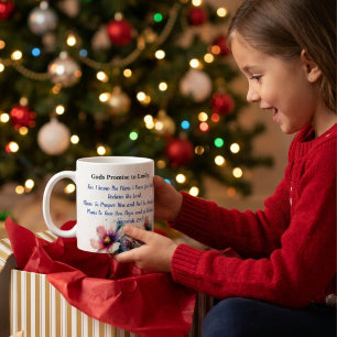 Blume Bible Verse Jeremiah 29:11 Persönliche Daten Kaffeetasse