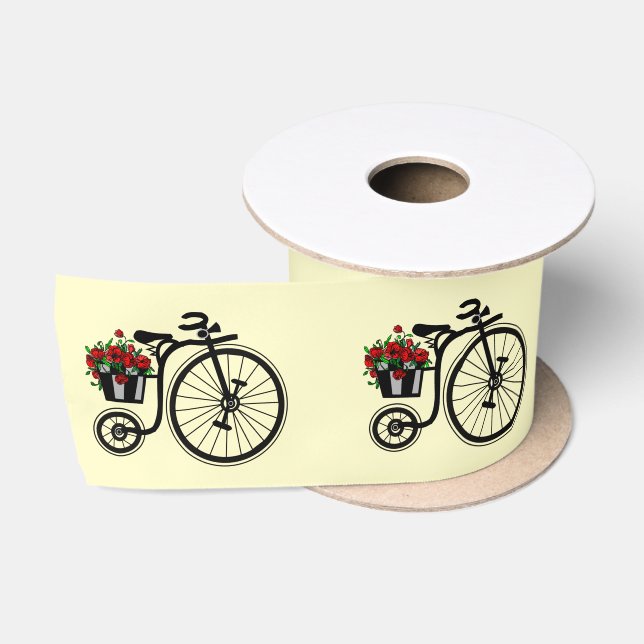 Blume-Bike-Multifunktionsleiste - Benutzerdefinier Satinband (Spule)