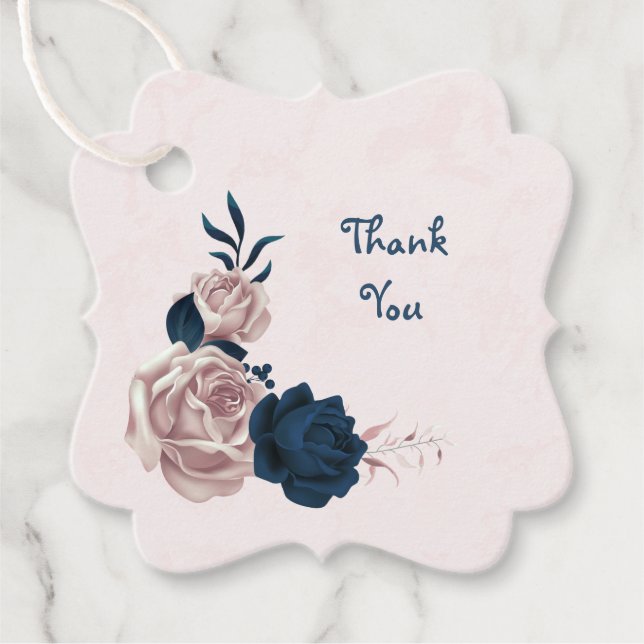 BLUME & BLÄTTER GESCHENKANHÄNGER (Vorderseite)