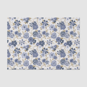 Blume Blauer Weintraum Botanisches Geschenk Seidenpapier