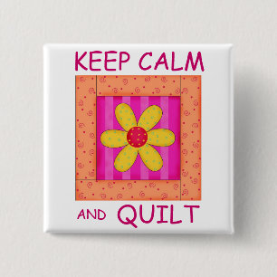 Blume-Block für Ruhe und Quilt-Anwendung behalten Button