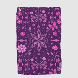 Blume Bloom Fairycore-Muster Golfhandtuch