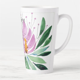 Blume Bloom Violet Originale Kunstwerke Milchtasse