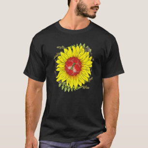 Blume Blossom Red Berry Gardener Strawberry Sunfl T-Shirt