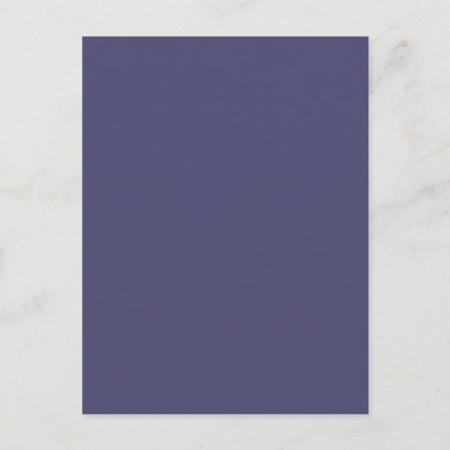 Blume Blue Postkarte (Vorderseite)