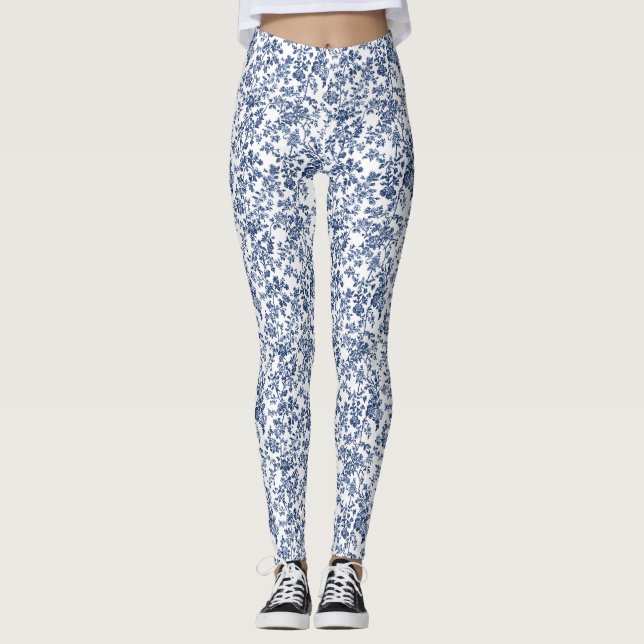 Blume blühen für ihre eigene Freude Leggings (Vorderseite)