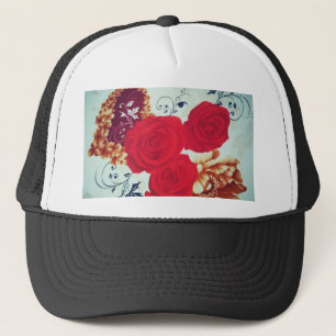 Blume blühen truckerkappe