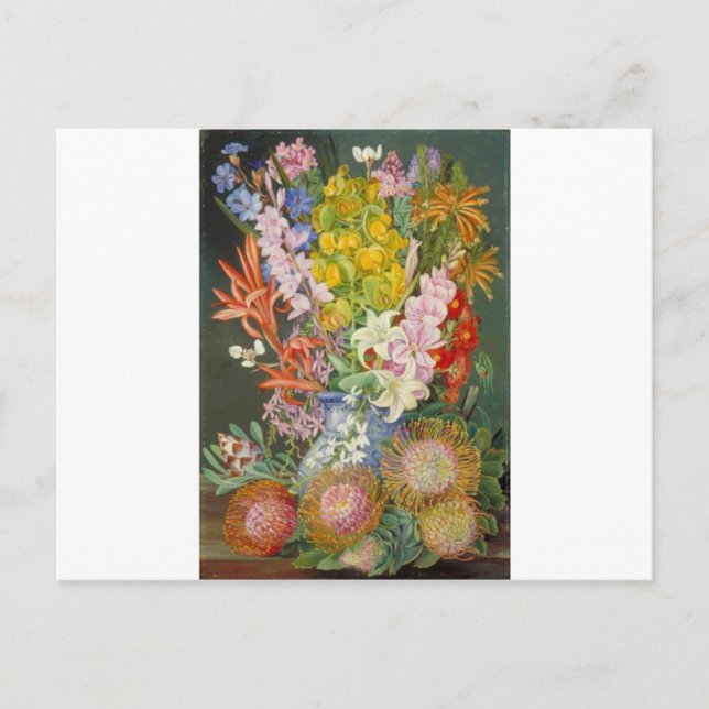 Blume blüht die Liebe des Friedens Inspiration Postkarte (Vorderseite)