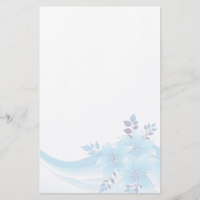 Blume Blumen Briefpapier (Vorderseite)