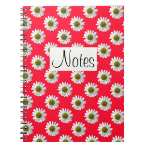 Blume Blumenblätter auf Rosa Notizblock