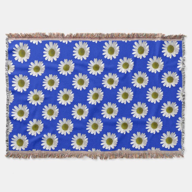 Blume Blumenfarben auf Kobaltblau Decke (Vorderseite)