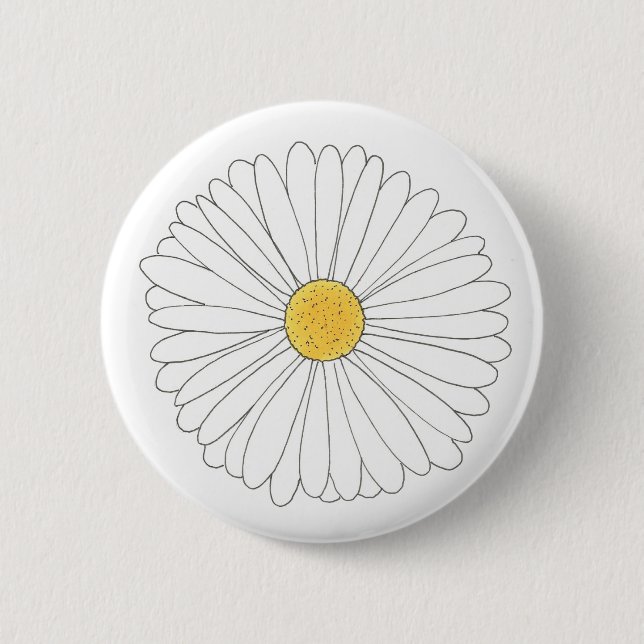 Blume Blumengarten Party Button (Vorderseite)