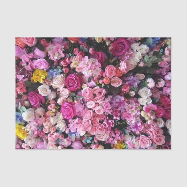 Blume Blumenmuster-Rose Dekoupage Rose Design Seidenpapier (Vorderseite)