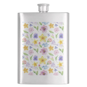 Blume Blumenmuster Sublimierung-95651 Flachmann