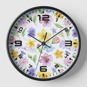 Blume Blumenmuster Sublimierung-95651 Uhr