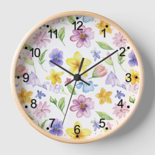 Blume Blumenmuster Sublimierung-95651 Uhr