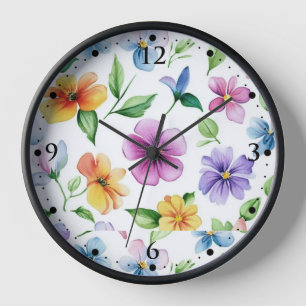 Blume Blumenmuster Sublimierung-95652 Uhr