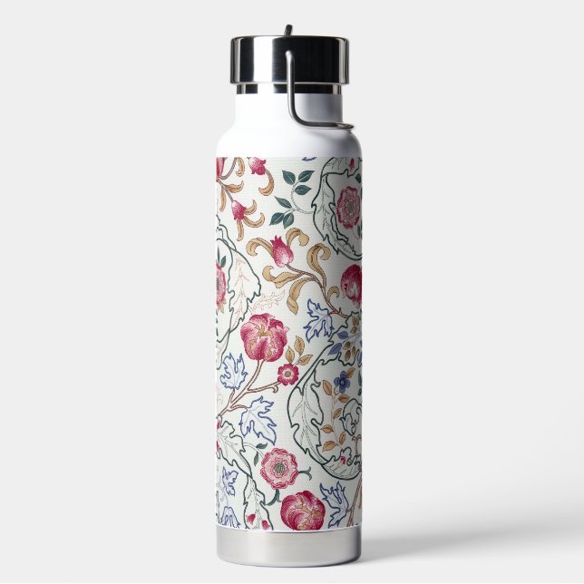 Blume, Blumenmuster, William Morris Trinkflasche (Links)