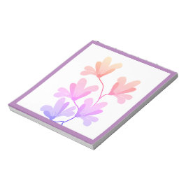 Blume Blumenstrauß Boutique Notizblock grüßen neue