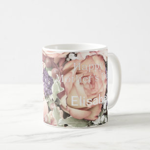 Blume, Blumenstrauß, floral, schön, Dekoration, sa Kaffeetasse